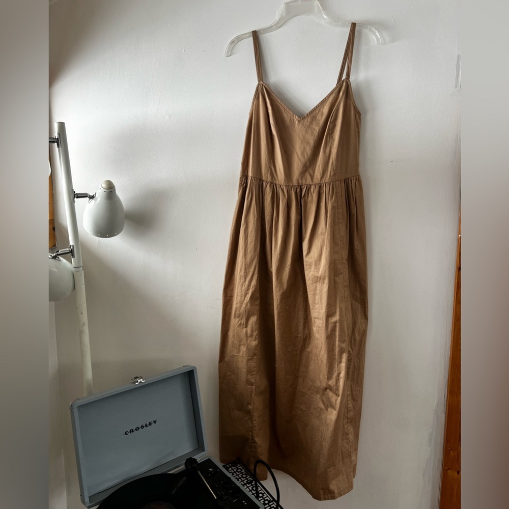 EUC Old Navy Cargo Paper Bag Maxi Dress